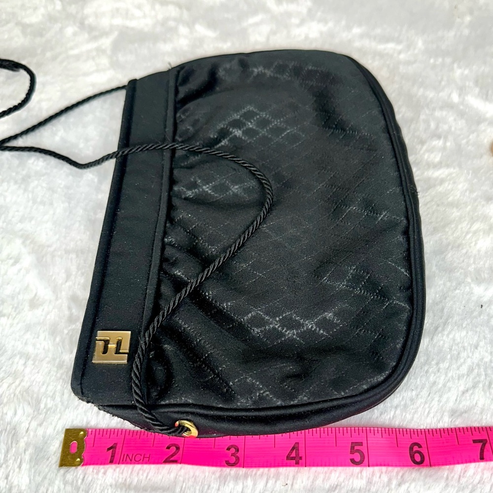 FENDI black crossbody or shoulder bag quilted soft cloth! So cute. “GREAT!” - Picture 15 of 16